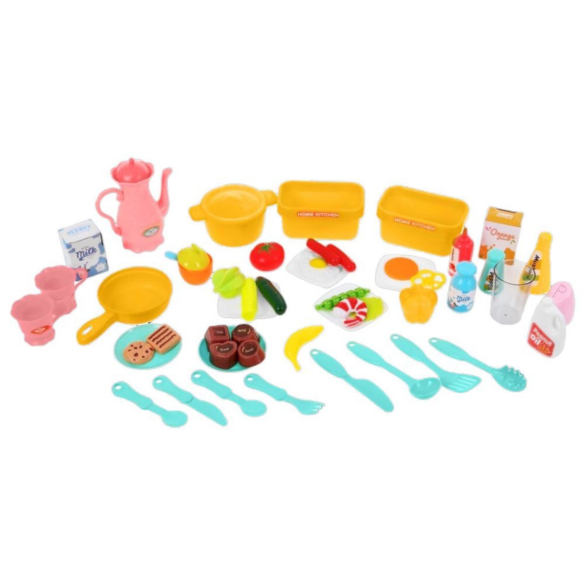 GENERICO - Cocina de Juguete Con Agua Y Grifo Real 55 AccesoriosC