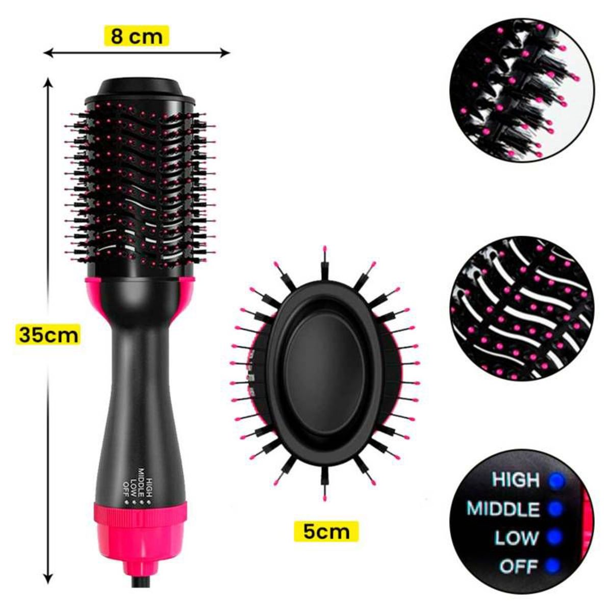 GENERICO - Cepillo secador One Step DE 2800