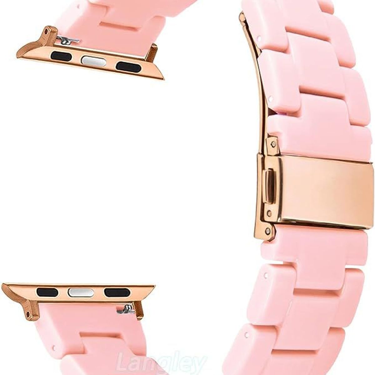 GENERICO - Correa De Resina Para Applewatch 38-40-41MM - Rosa bebe