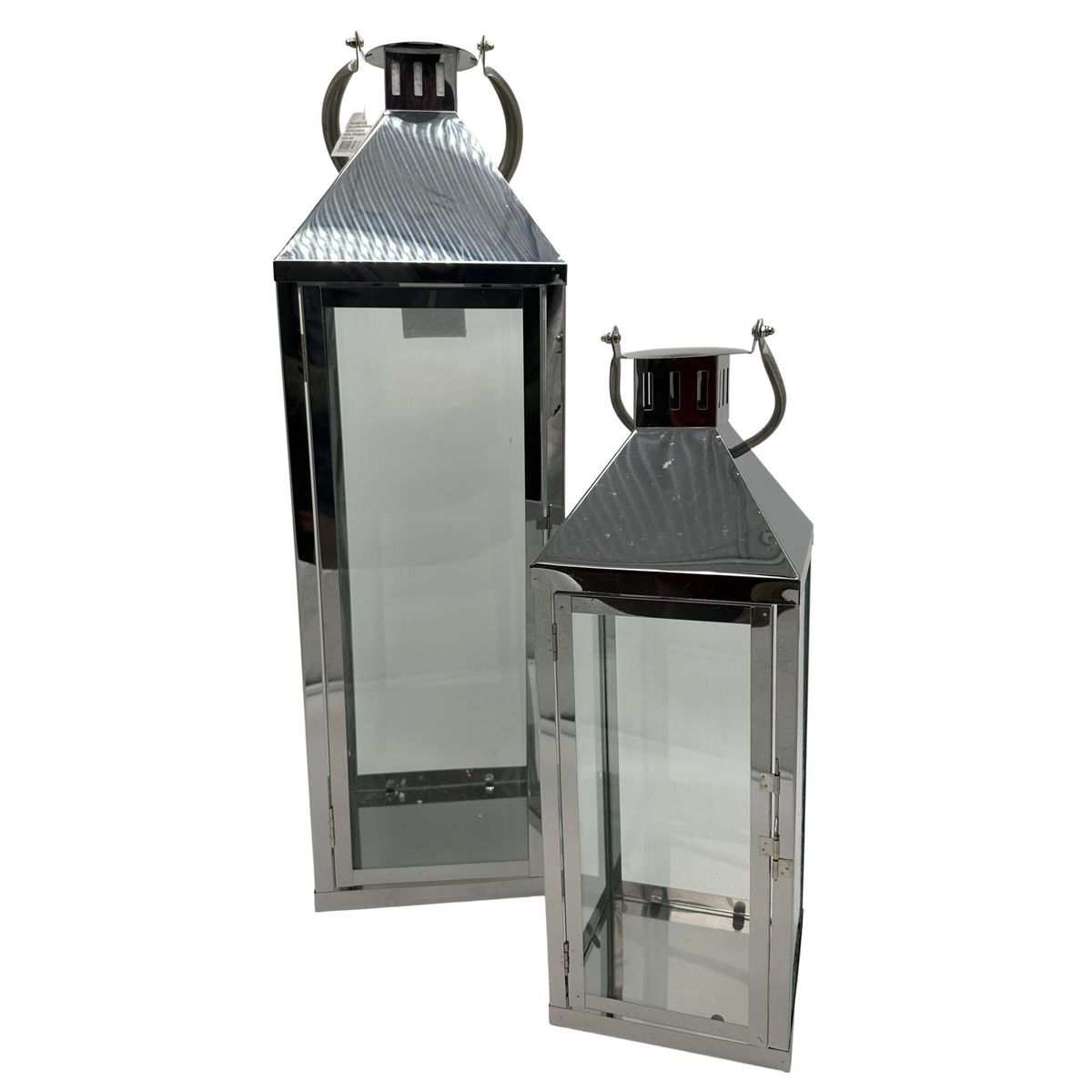 FLORIPA - Farol De Metal Set Con 2 Unidades Hl1029 FLORIPASTORE