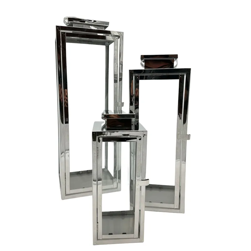 FLORIPA - Farol De Metal Set Con 3 Unidades Hl1182 FLORIPASTORE
