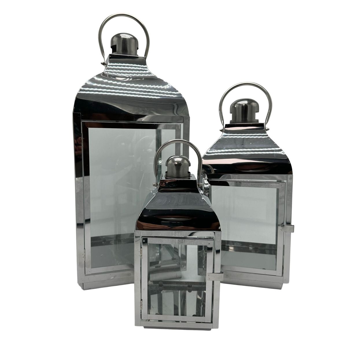 FLORIPA - Farol De Metal Set Con 3 Unidades Hl1031 FLORIPASTORE