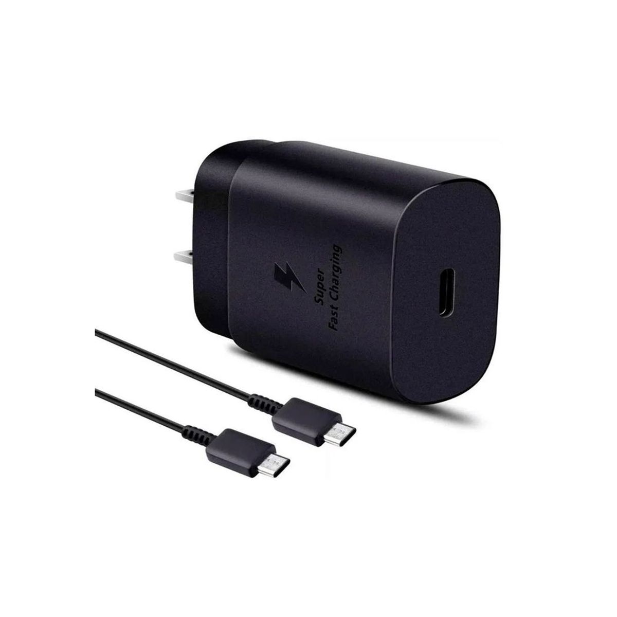 SAMSUNG - Kit Samsung Cargador con Cable 25w Cargador De Auto 25w Original