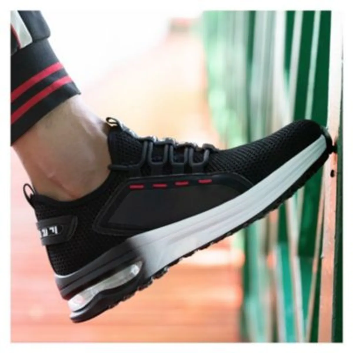 BLWOENS - Zapatos de trabajo hombre seguridad y antipinchazos-negro