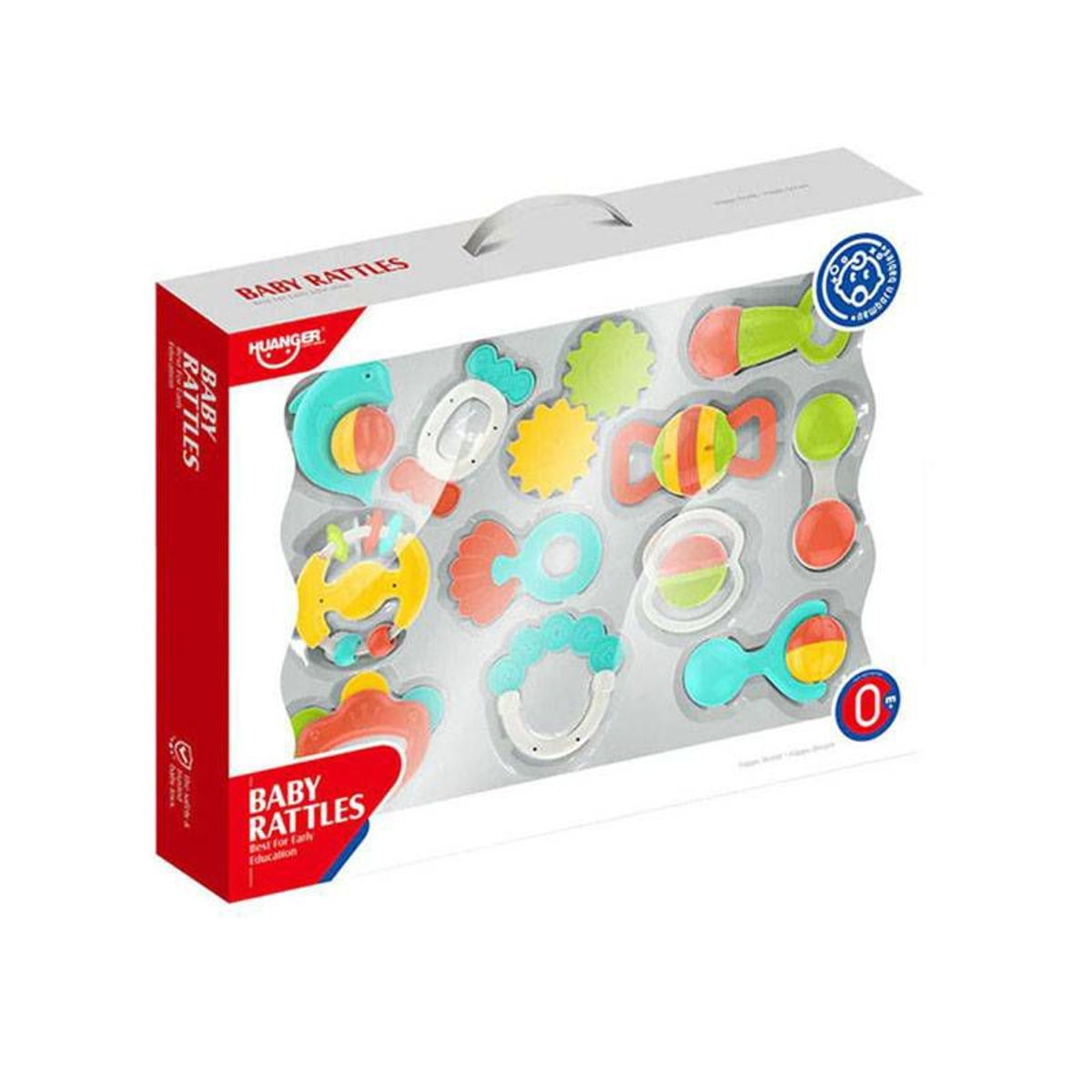 HUANGER - Kit Mordedor Sonajero x 12 Piezas HE0149