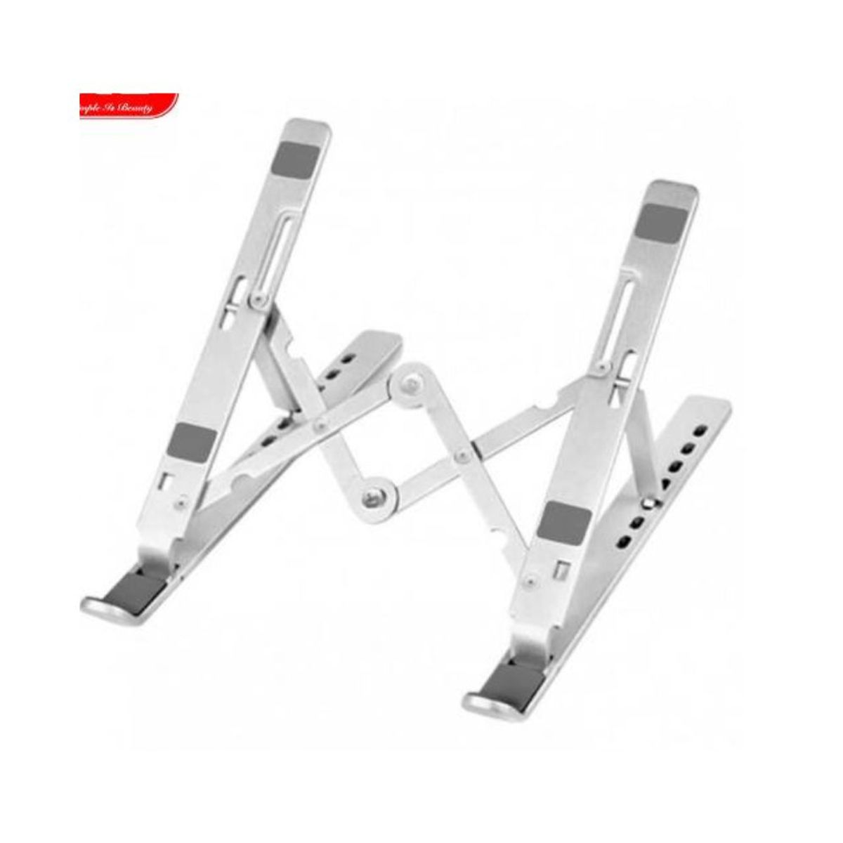 XO - XO C49 Soporte para Portátil Antideslizante y Altura Ajustable - Plata