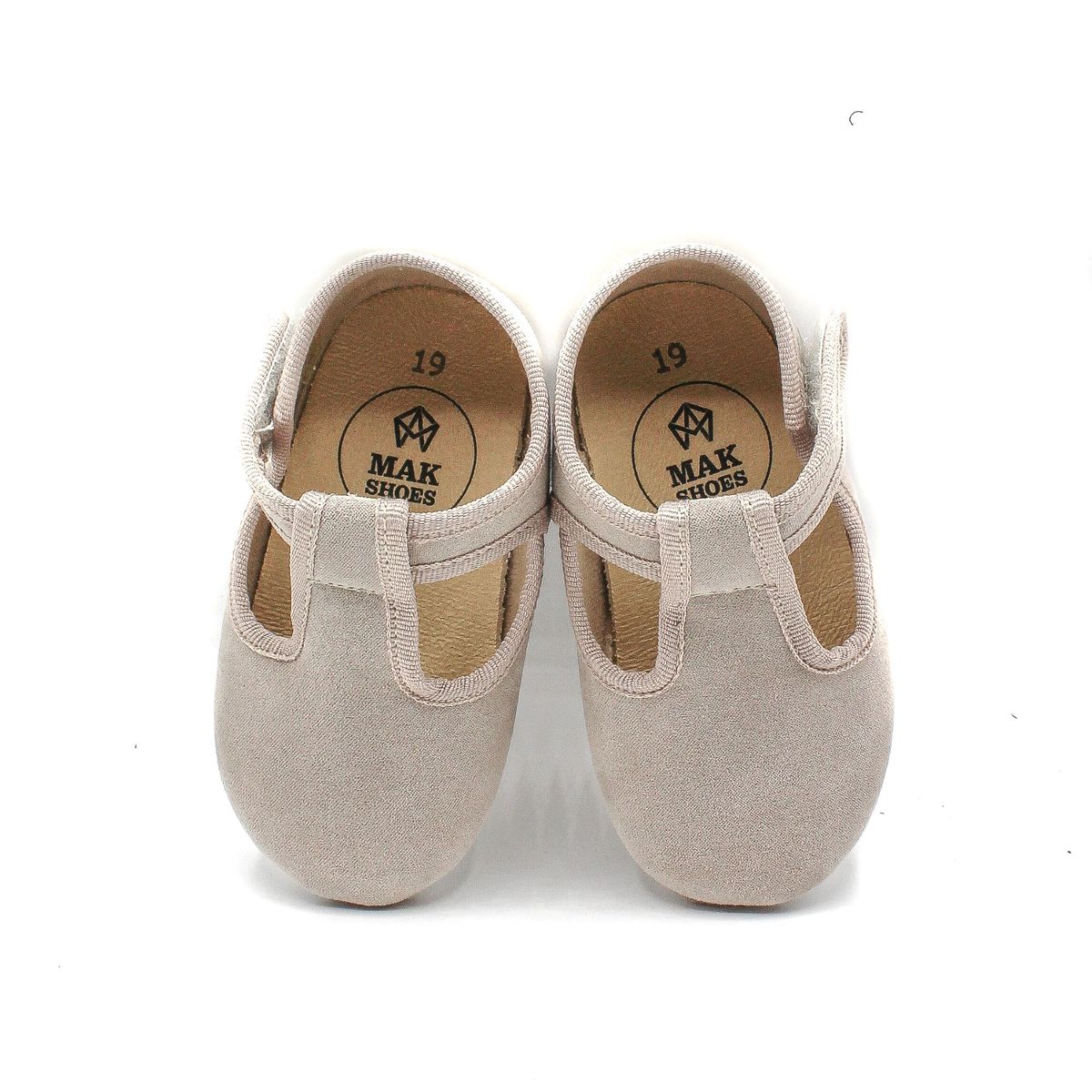 MAK SHOES - Zapato para Bebé Niño sin suela en Serratex Tallas 16-19