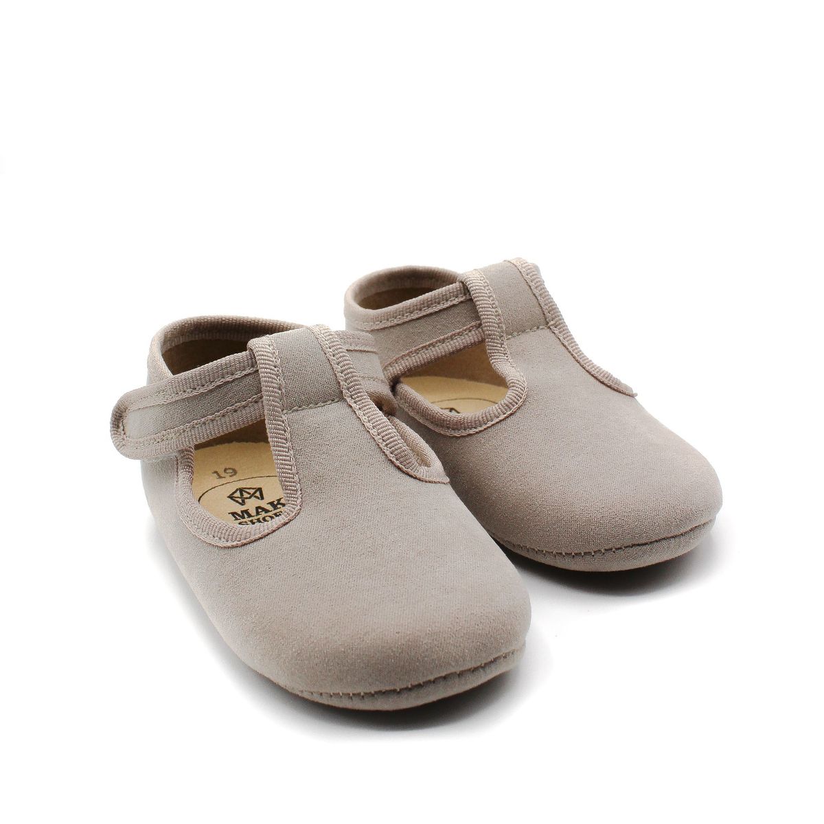 MAK SHOES - Zapato para Bebé Niño sin suela en Serratex Tallas 16-19
