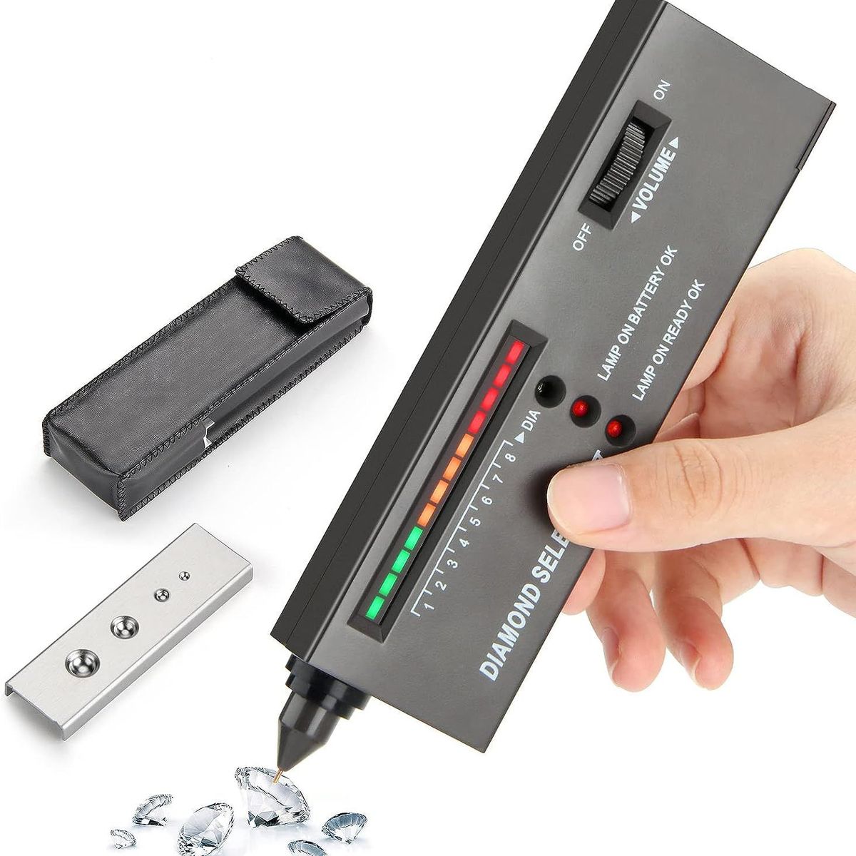 GENERICO - Detector Probador Identificador Diamante Falsos Profesional