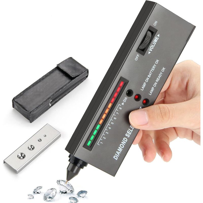 GENERICO - Detector Probador Identificador Diamante Falsos Profesional