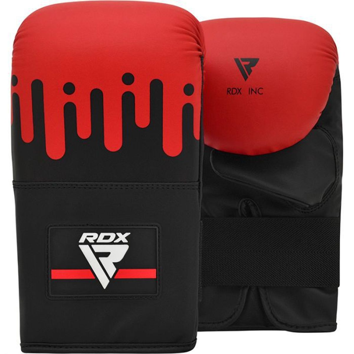 RDX - SACO DE BOXEO SET 3 PIEZAS REX F9 ROJO/NEGRO-5FT  (Saco+guante+soporte)   SIN RELLENO