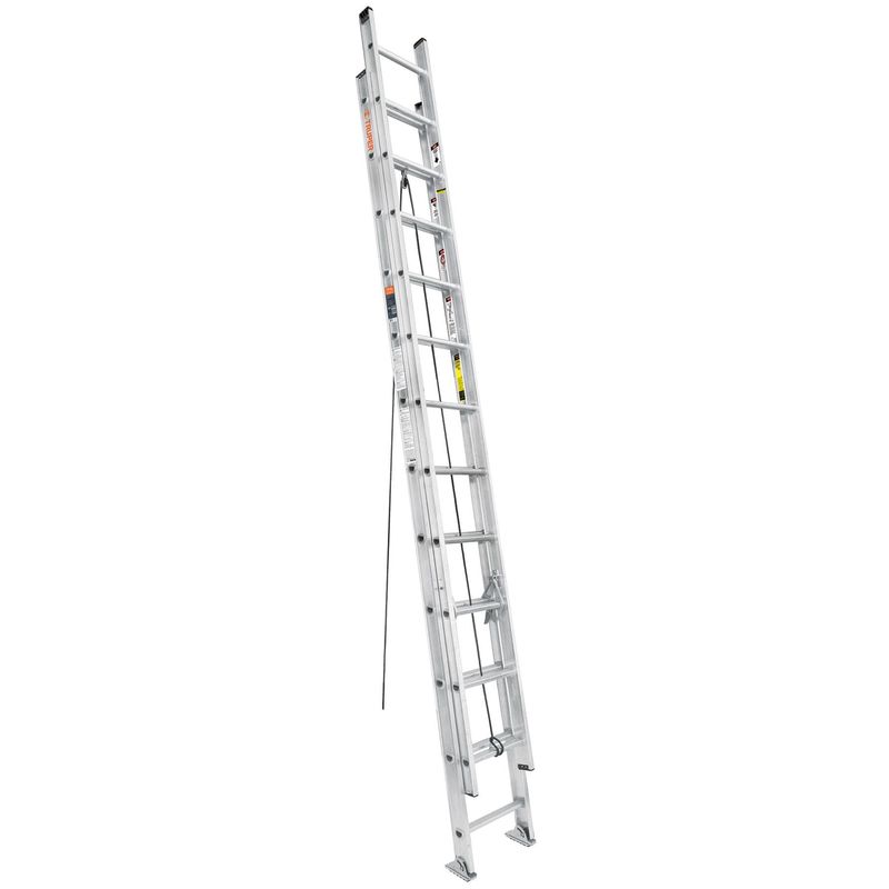 TRUPER - Escalera telescopica 24 peldaños soporta 150 kg Truper