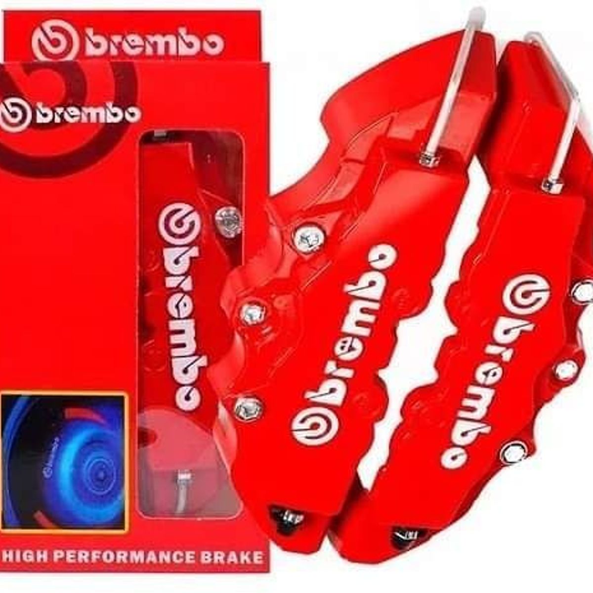 GENERICO - Cubre Caliper Brembo Universal Auto Camioneta TALL SMALL.