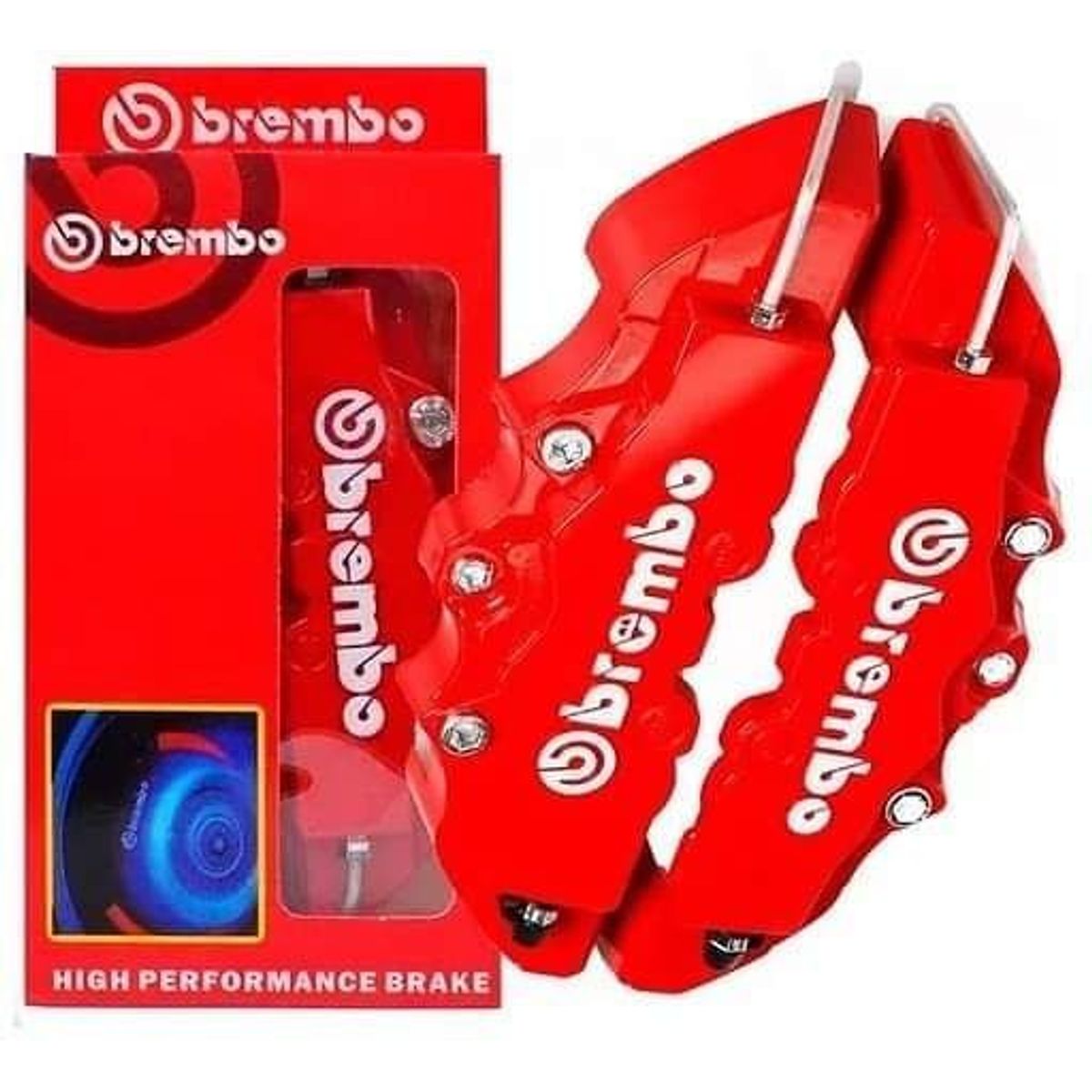 GENERICO - Cubre Caliper Brembo Universal Auto Camioneta TALL SMALL.