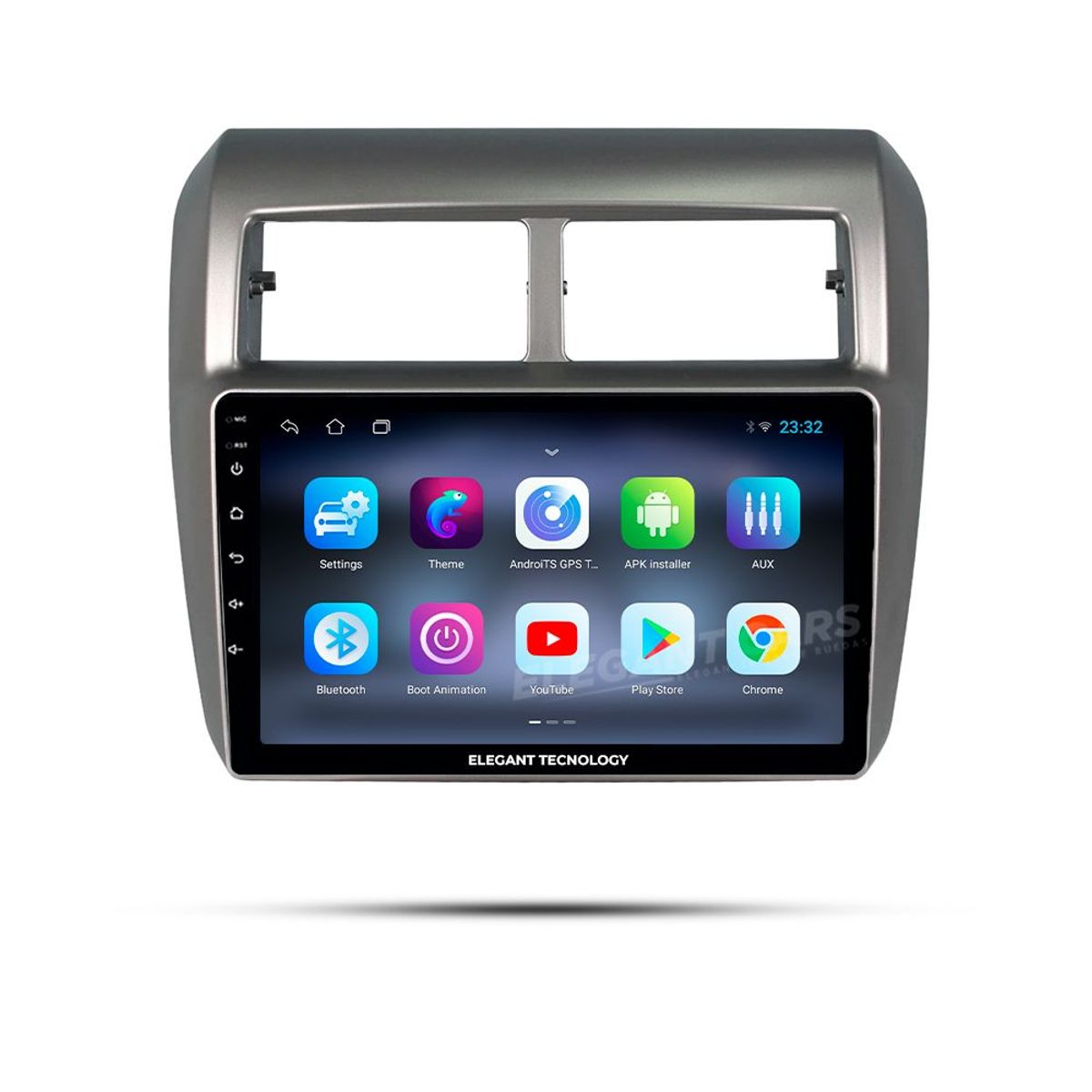 GENERICO - Autoradio Android Pantalla Toyota Agya Wigo Plata 2013-2019 Carplay +Auto 4GB +64GB