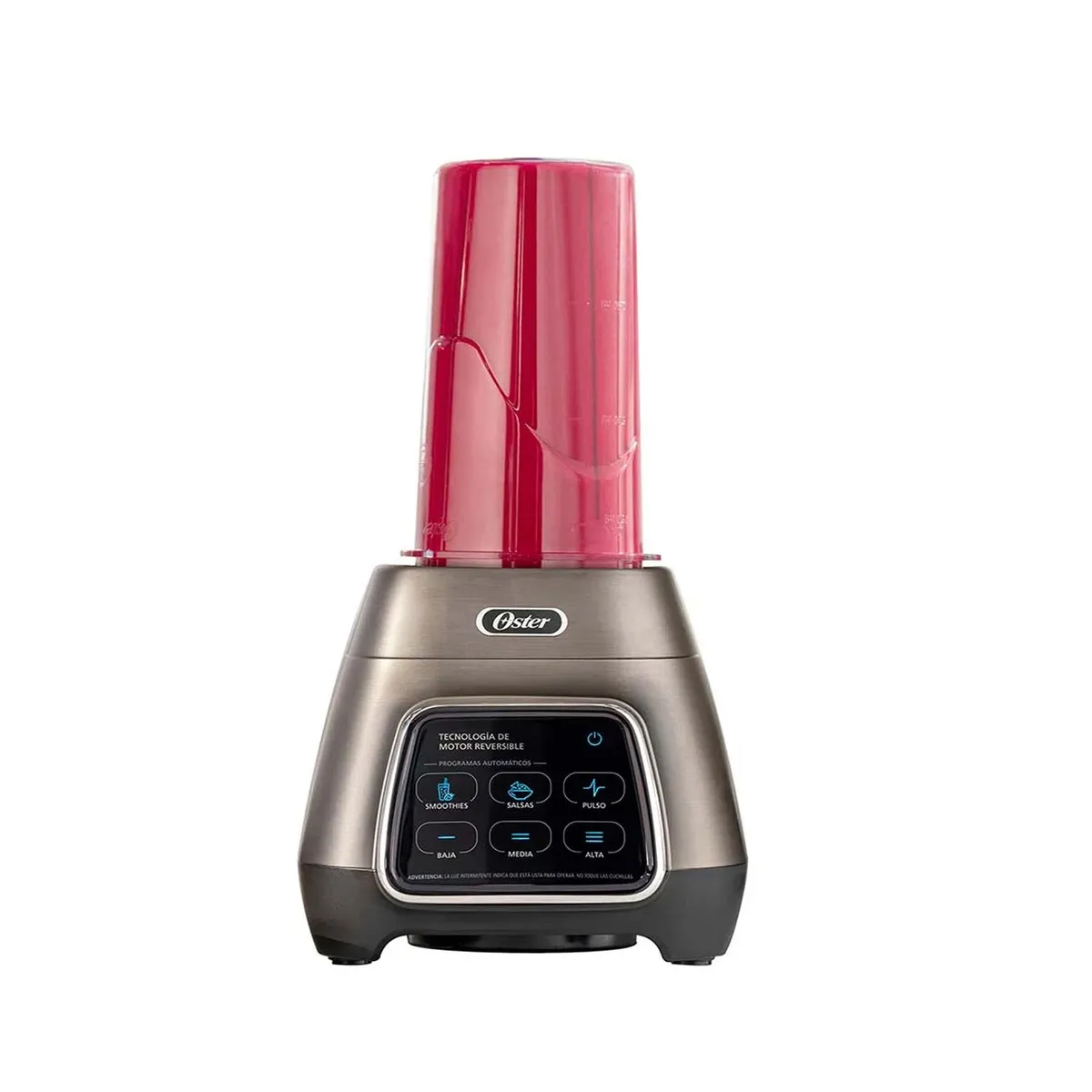 OSTER - Licuadora Oster Tecnología Reversible y vaso Blend-N-Go BLSTPYG1312XBG