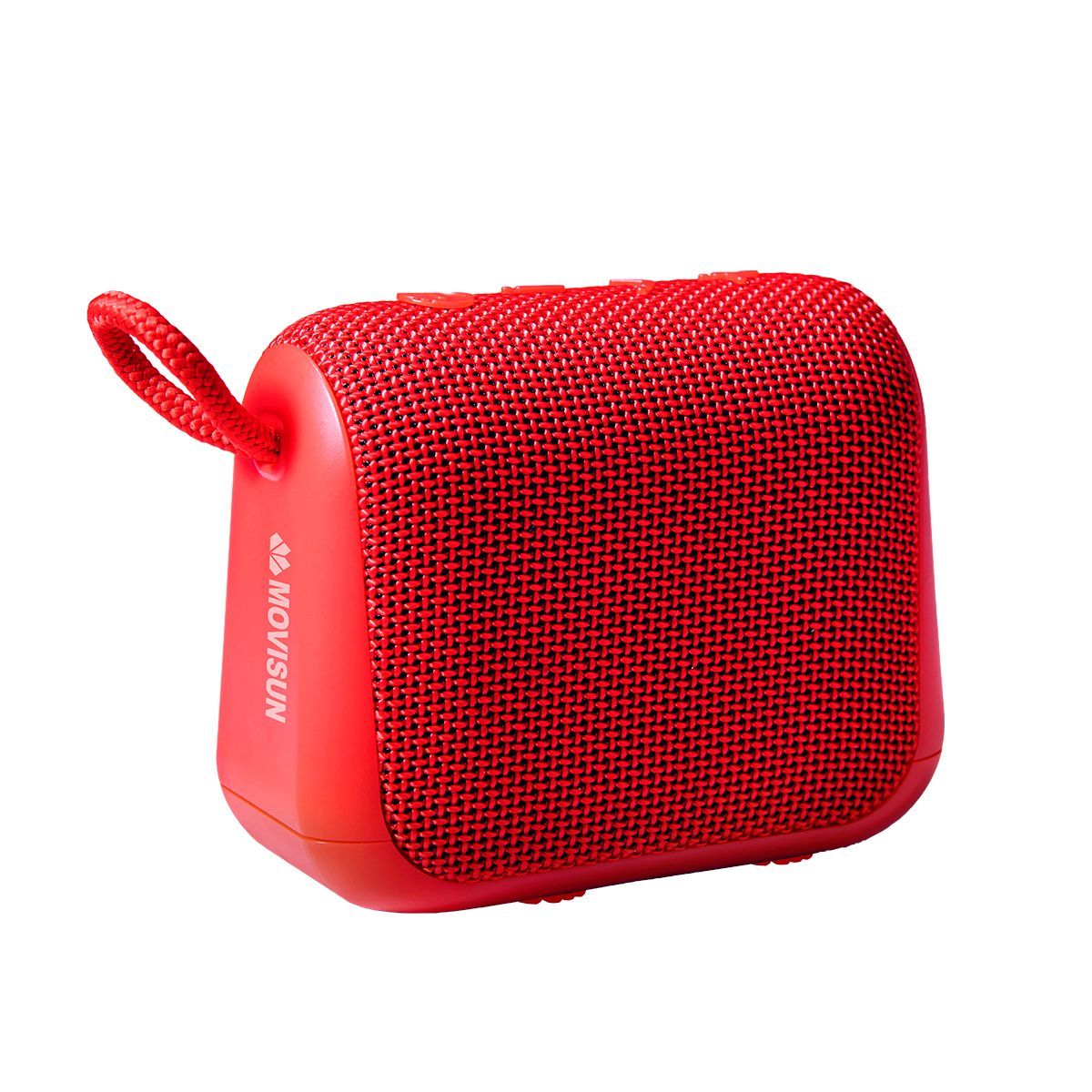 MOVISUN - MOVISUN Parlante Bluetooth Acuatico 5W Radio FM  Power Mini Rojo