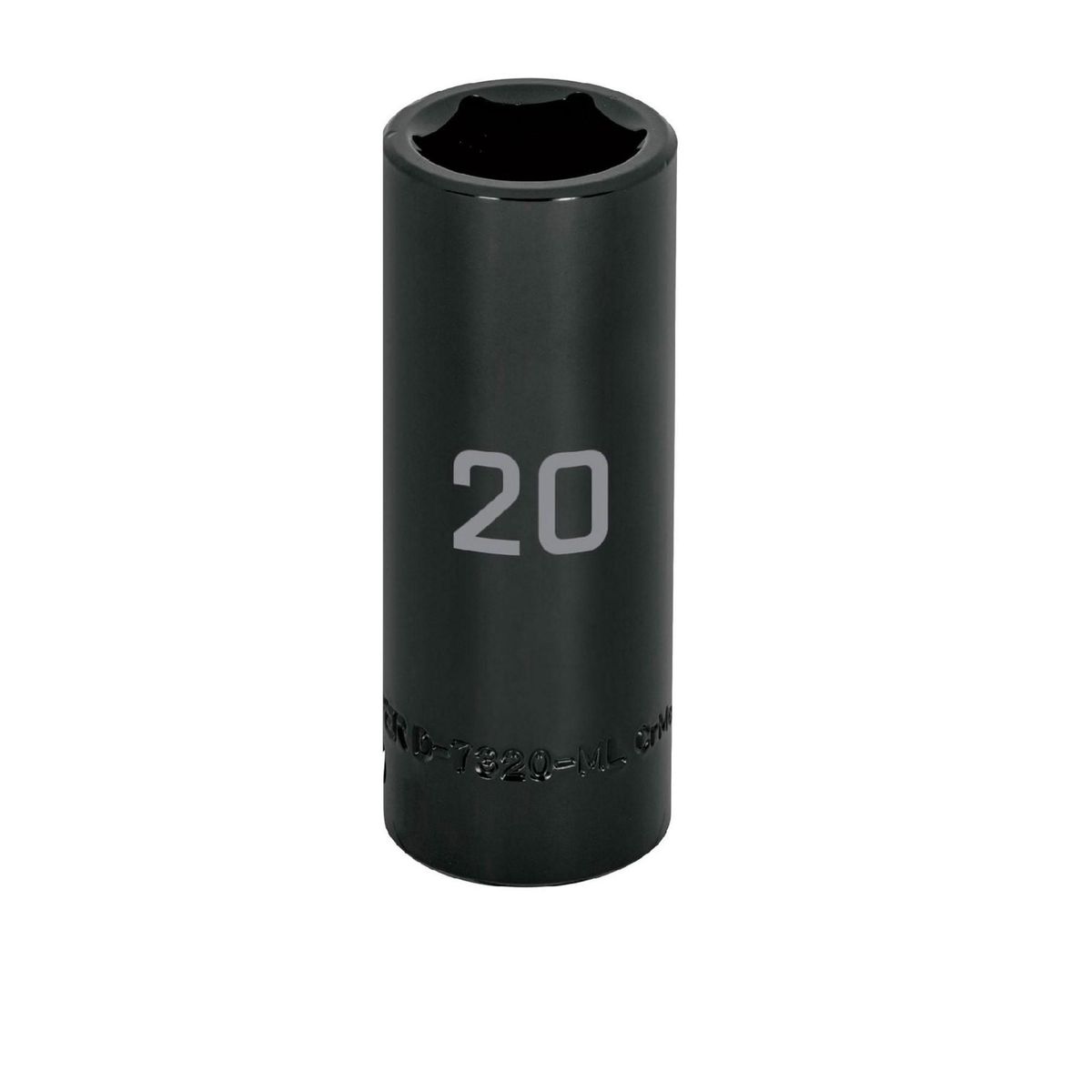 Truper - Dado de impacto 1 /2" largo 6 puntas 20 mm, Truper