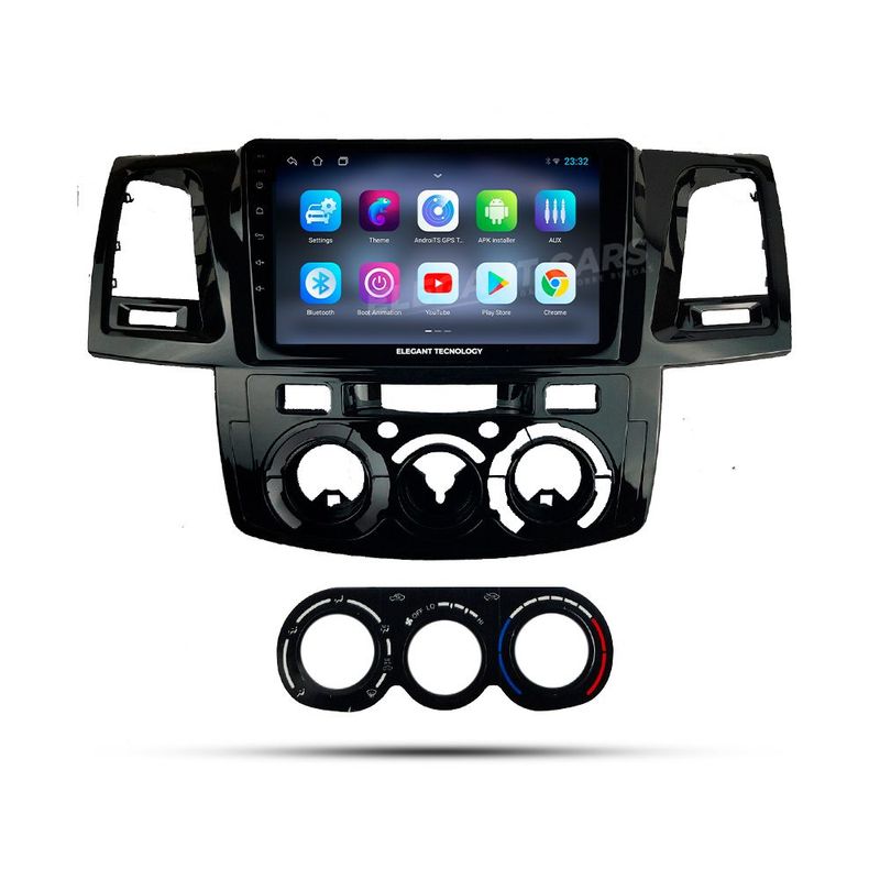 GENERICO - Autoradio Android Pantalla Toyota Hilux Vigo AC Manual 2005-2014 Carplay +Auto 4GB +64GB