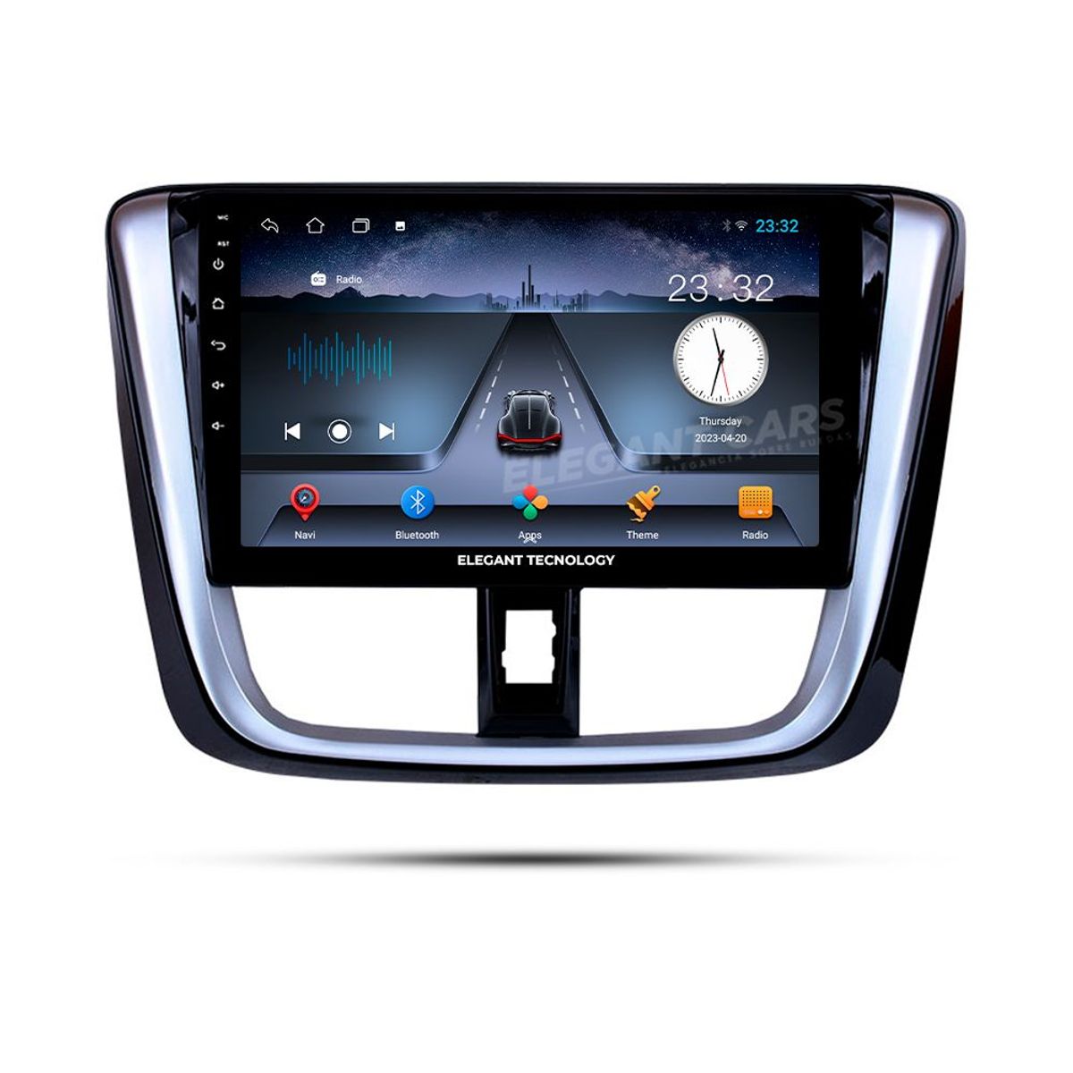 GENERICO - Autoradio Android Pantalla Toyota Yaris 2016-2019 Carplay +Auto 4GB +64GB