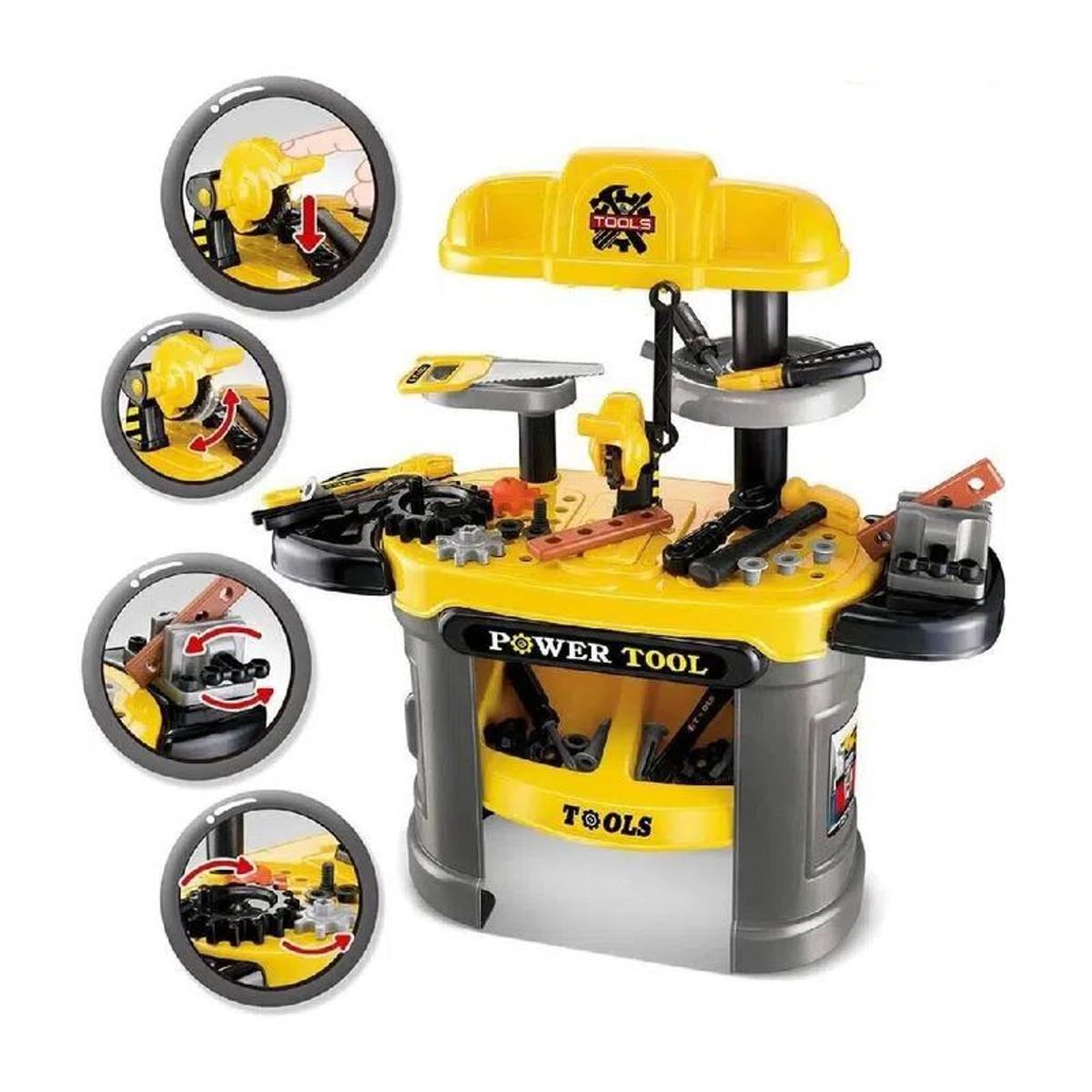 GENERICO - Taller de Herramientas con Accesorios para Niños