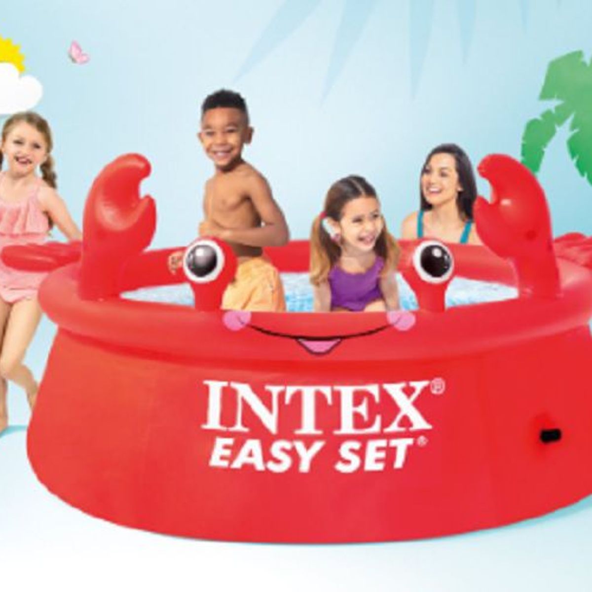 INTEX - Intex-Piscina inflable cangrejo 183x51cm