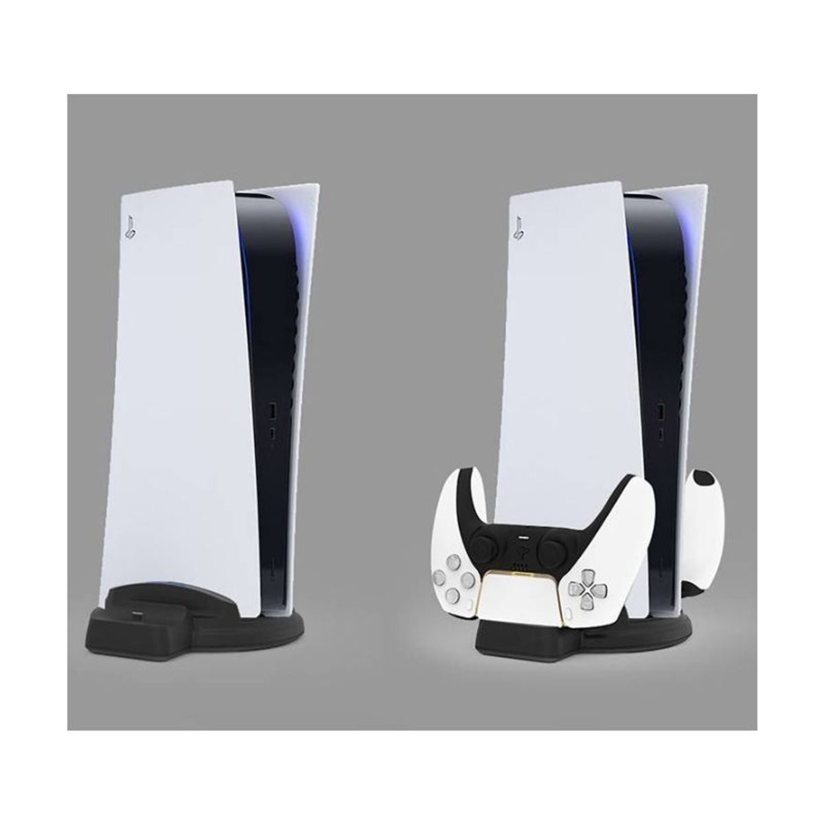 OEM - Soporte Base Vertical para Consola Cargador Mandos PS5 Play station 5