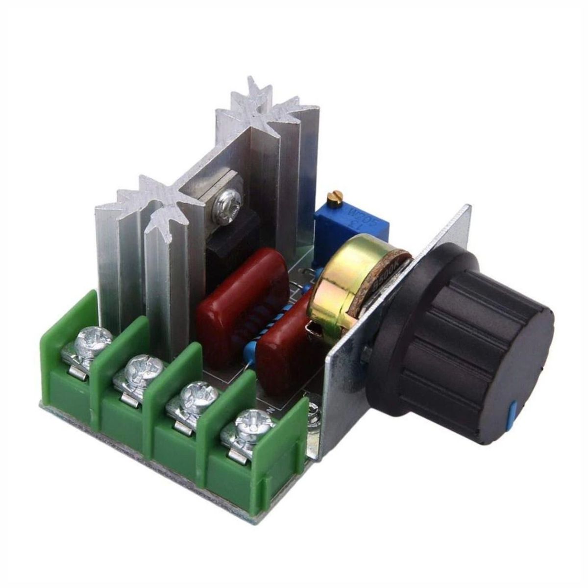 GENERICO - Regulador de voltaje 50 a 220V 2000W Atenuador Controlador Velocidad