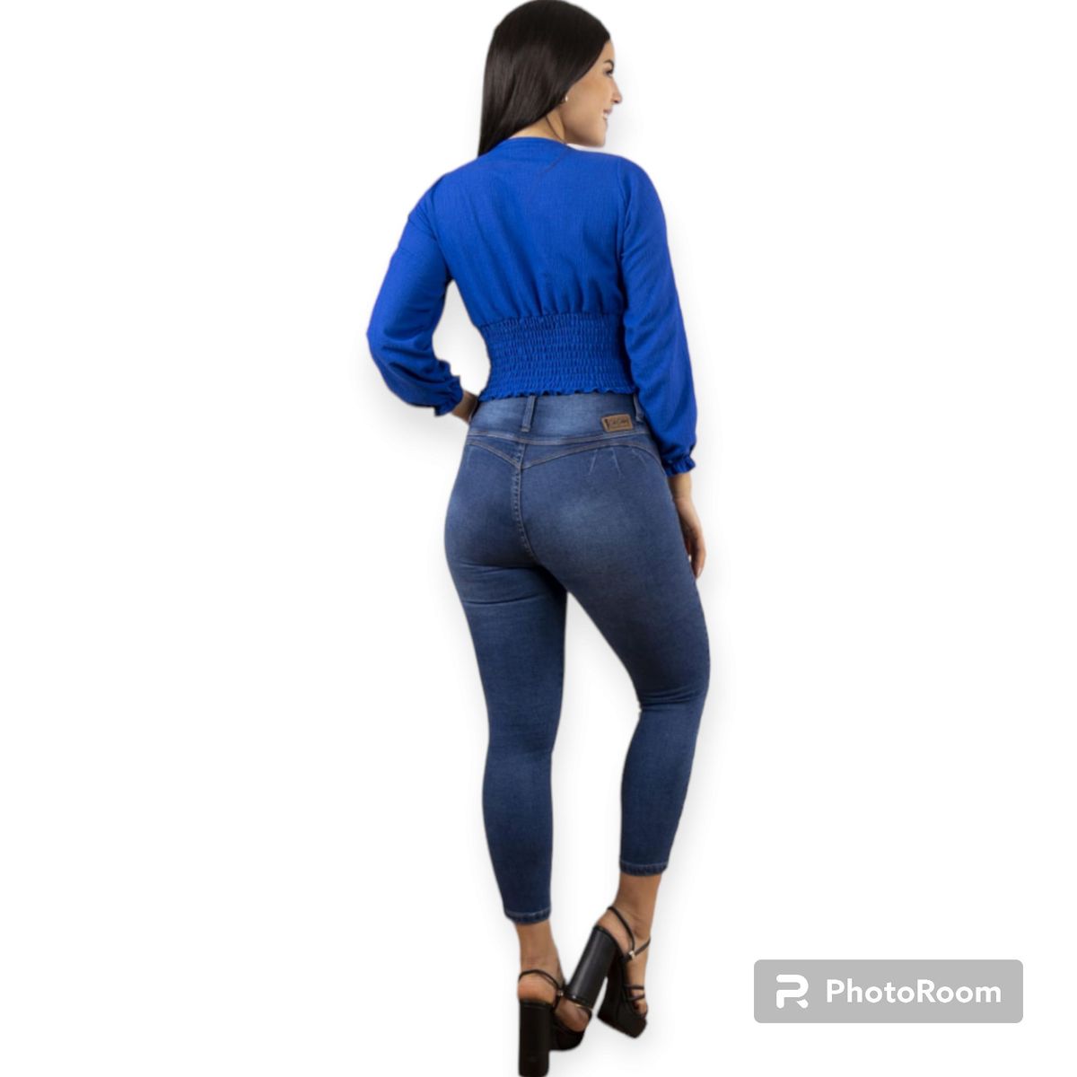 GENERICO - BLUSA DE MUJER MANGA LARGA ELASTICO