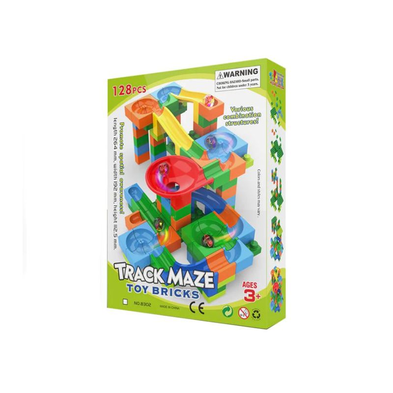 GENERICO - JUEGO BLOQUE DE CONSTRUCCION TRACK MAZE 128 PCS