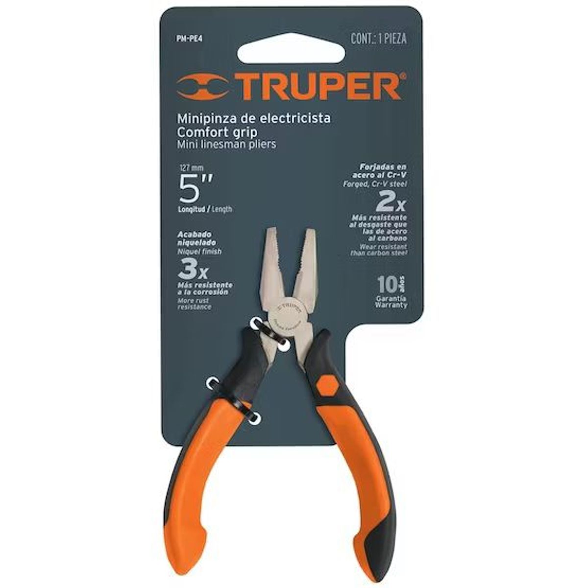 TRUPER - ALICATE MINI PINZA TELECTRICISTA 5 TRUPER