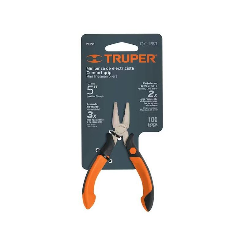 TRUPER - ALICATE MINI PINZA TELECTRICISTA 5 TRUPER