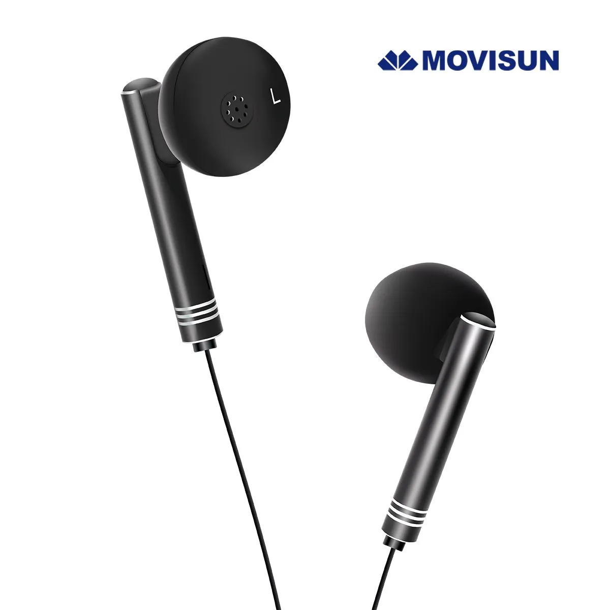MOVISUN - Audífonos Handsfree Micrófono MOVISUN Enjoy P1 Negro