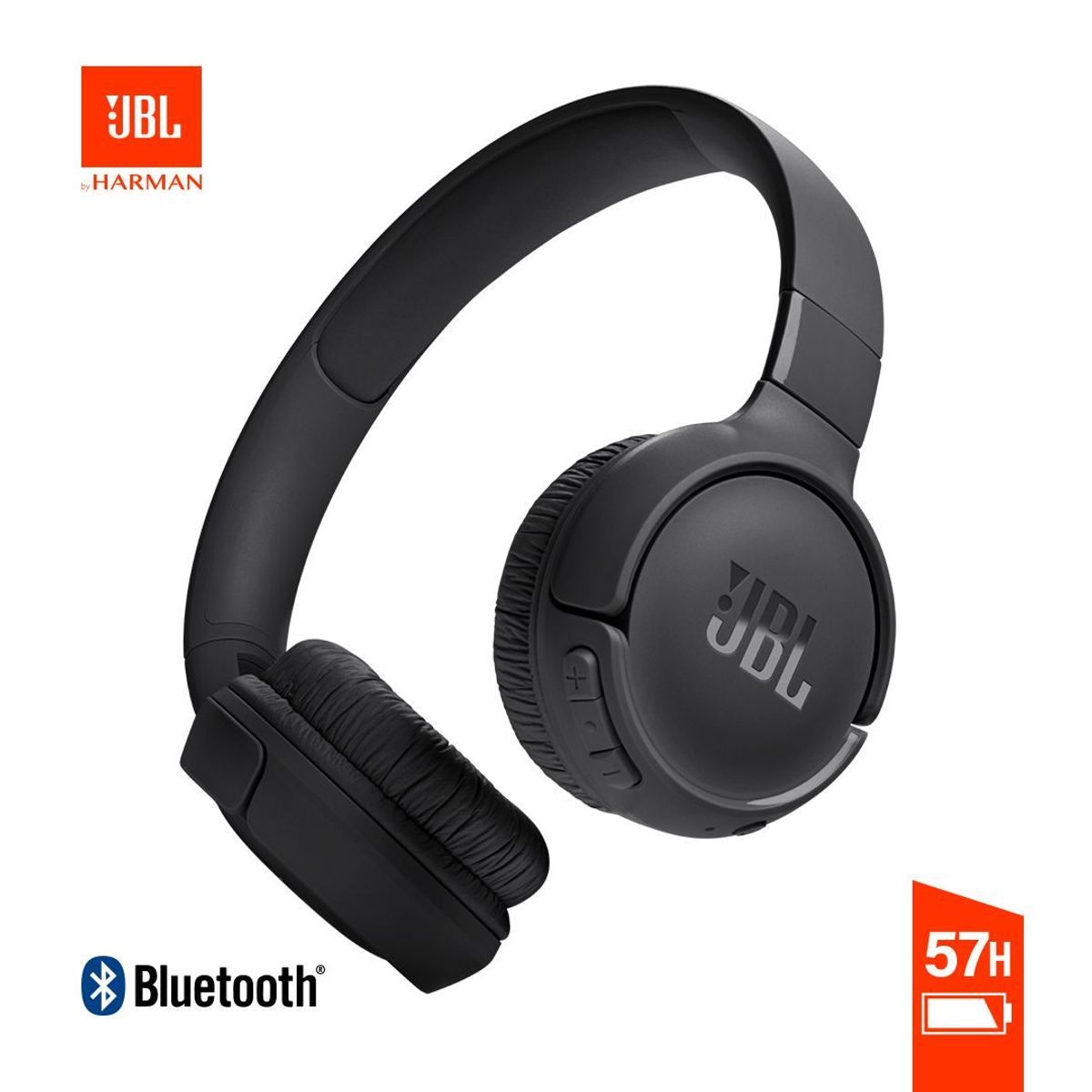 JBL - Audifonos On ear JBL TUNE520 Bluetooth 57Hrs Negro