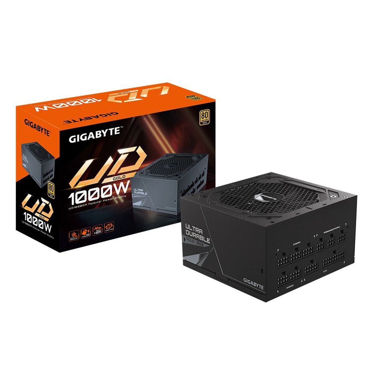 GIGABYTE - Fuente de poder Gigabyte UD1000GM 1000W 80 plus gold ATX modular