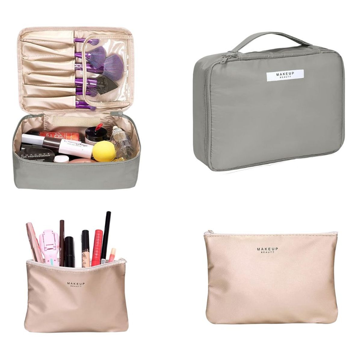 INSPIRA - Estuche Neceser Porta Cosméticos 2 Piezas con Asa