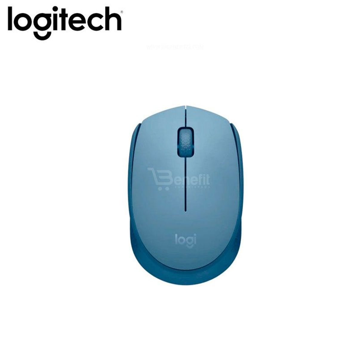 LOGITECH - MOUSE LOGITECH M170 WIRELESS BLUE GRAY