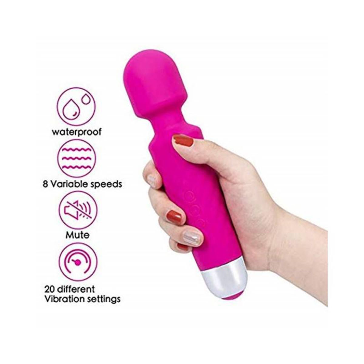 GENERICO - Vibrador Consolador Juguete Flexible