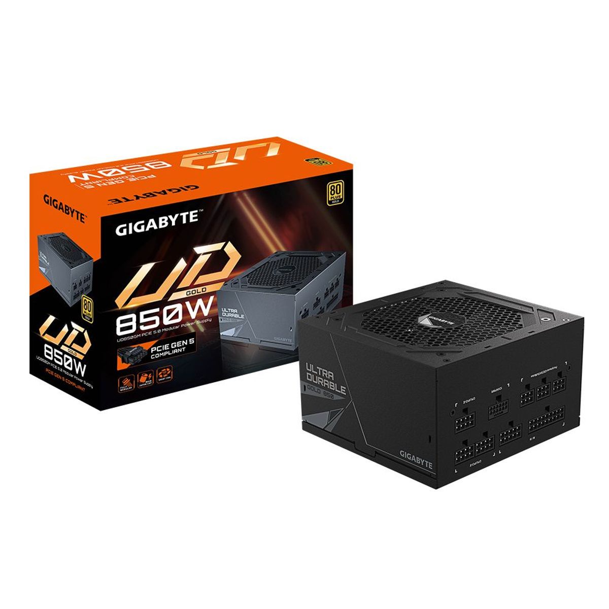 GIGABYTE - Fuente de poder Gigabyte GP-UD850GM PG5 850W 80 gold plus ATX modular