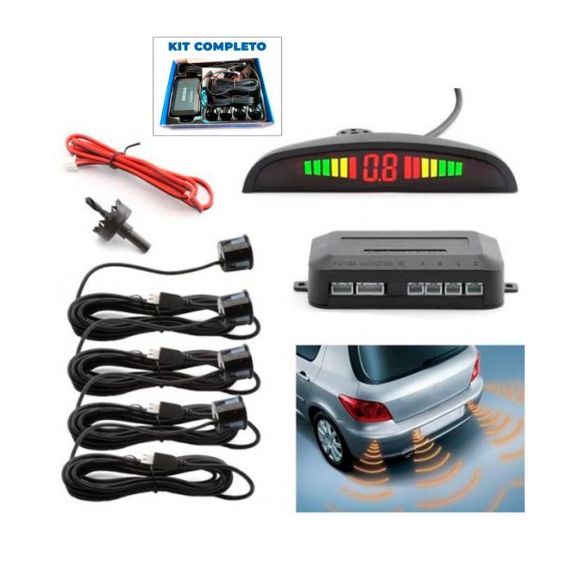 GENERICO - Sensor De Retroceso Reversa Parqueo Alarma Auto Carro