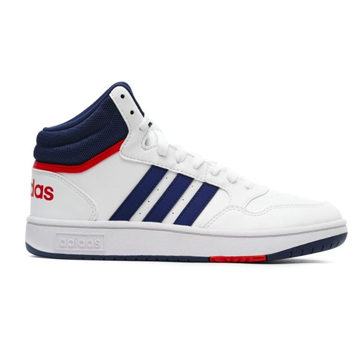 ADIDAS - Zapatillas urbanas Adidas Hoops 3.0  Mid Jr GZ9647 - Blanco