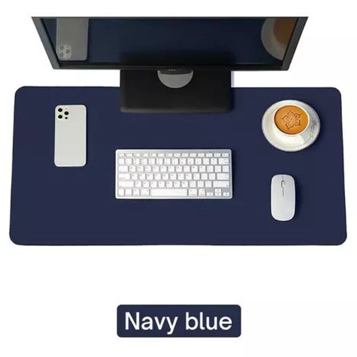 GENERICO - Mouse Pad bioCuero XL Azul