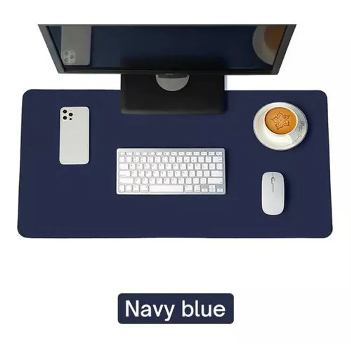 GENERICO - Mouse Pad bioCuero XL Azul