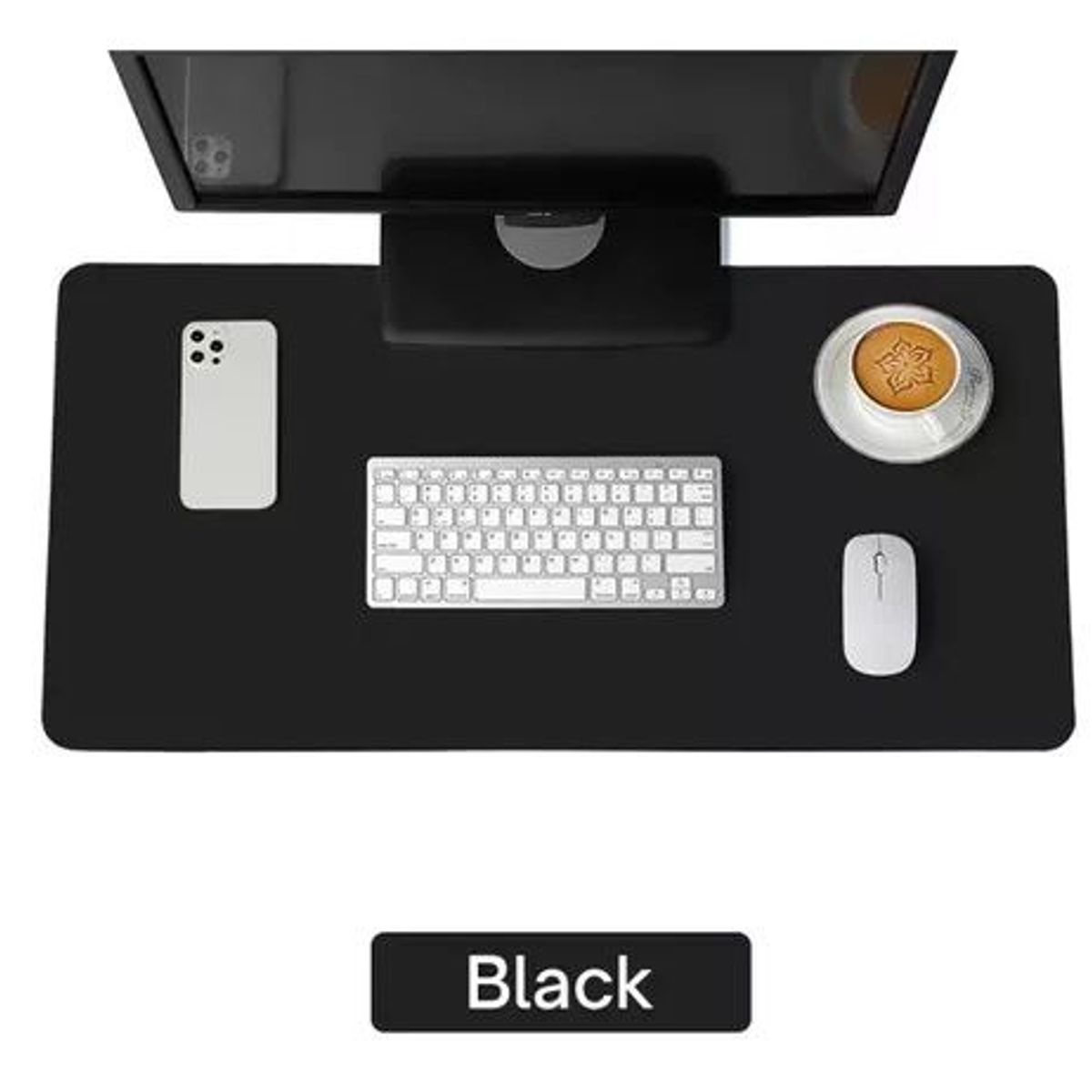 GENERICO - Mouse Pad bioCuero XL negro