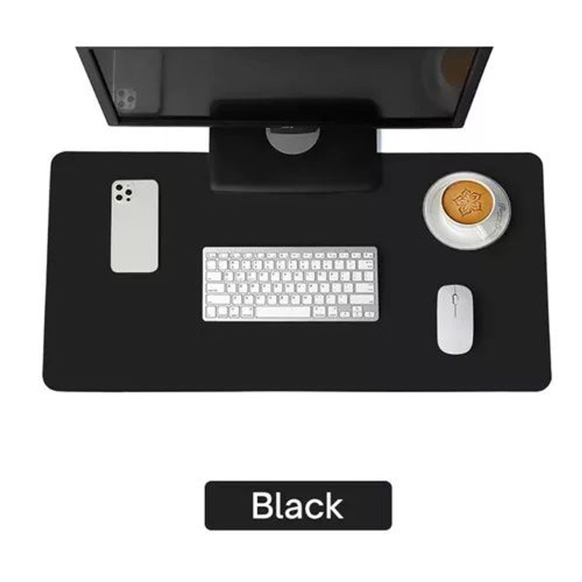 GENERICO - Mouse Pad bioCuero XL negro