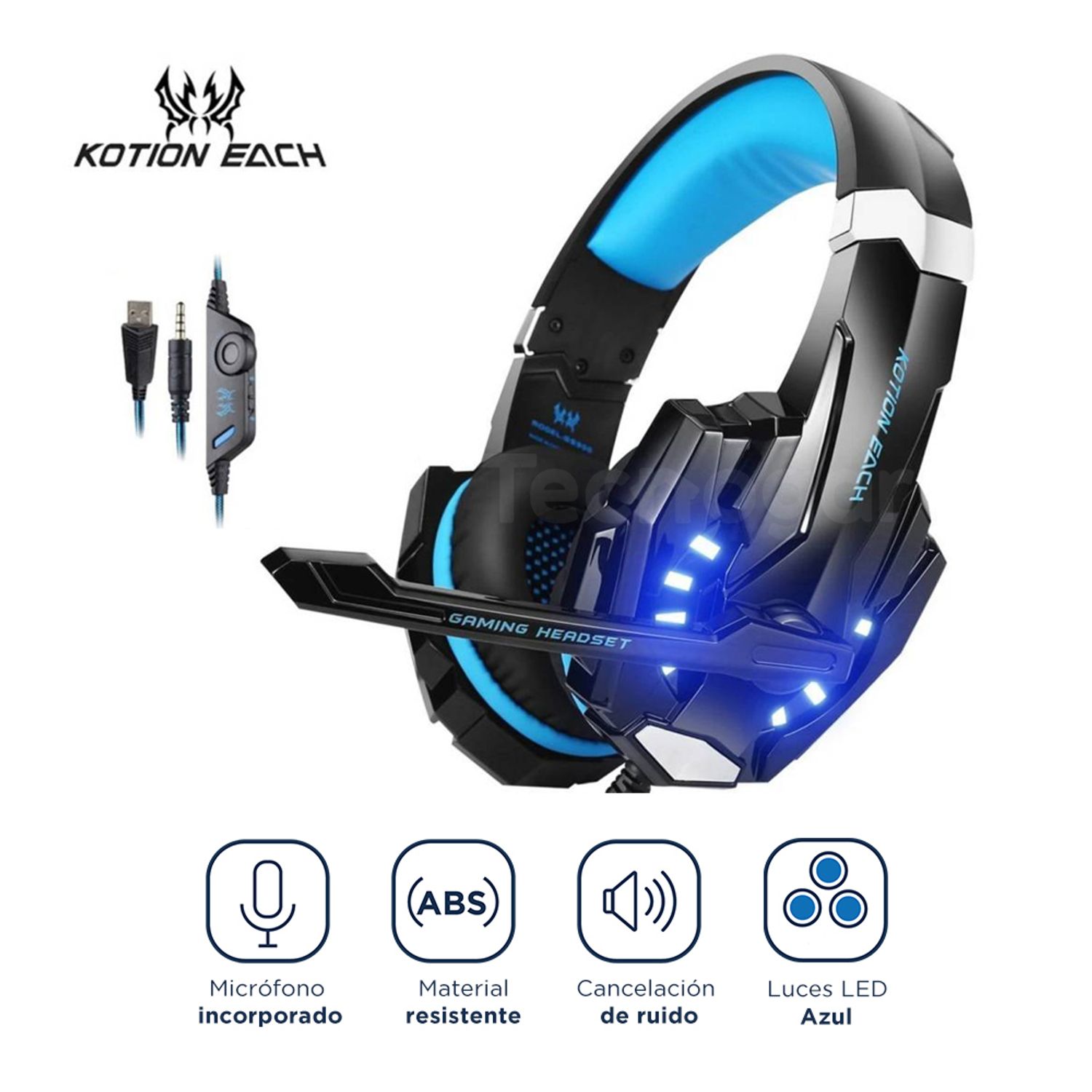 Audifonos Gamer Microfono Para Pc Con Auriculares Xbox Headset
