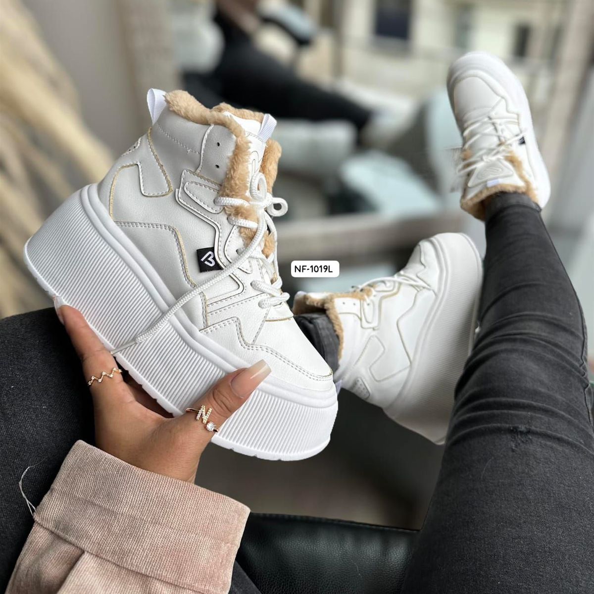 MAGDALENA SHOES - Zapatillas Chunky mujer MIRANDA 836 Blanco