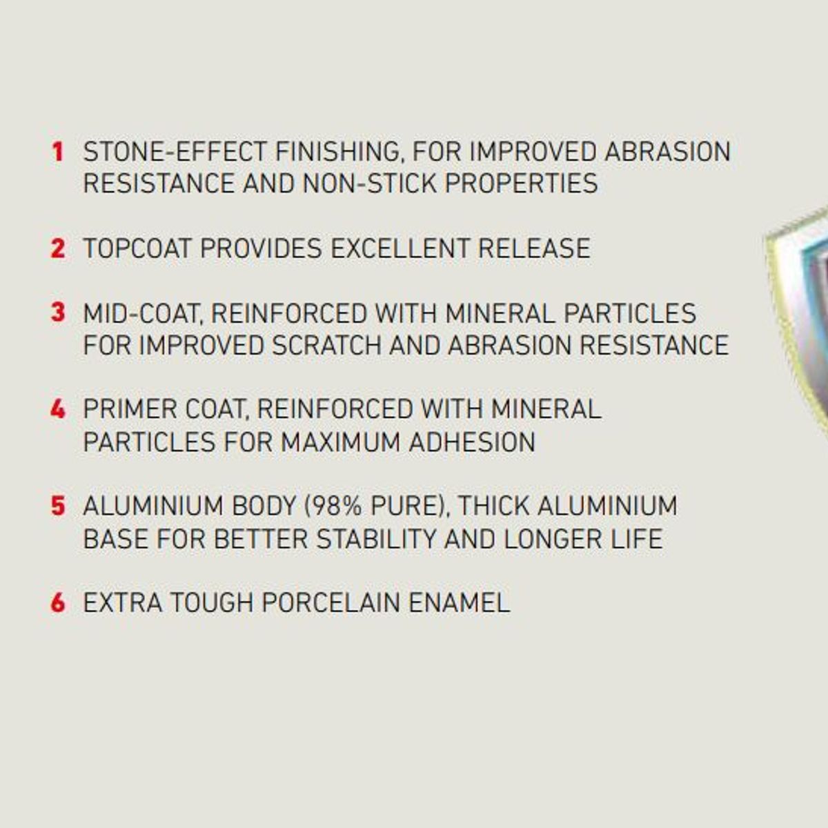 LA ITALIANA - Sarten Italiana Pietra Viva  Indusccion 26cm Original