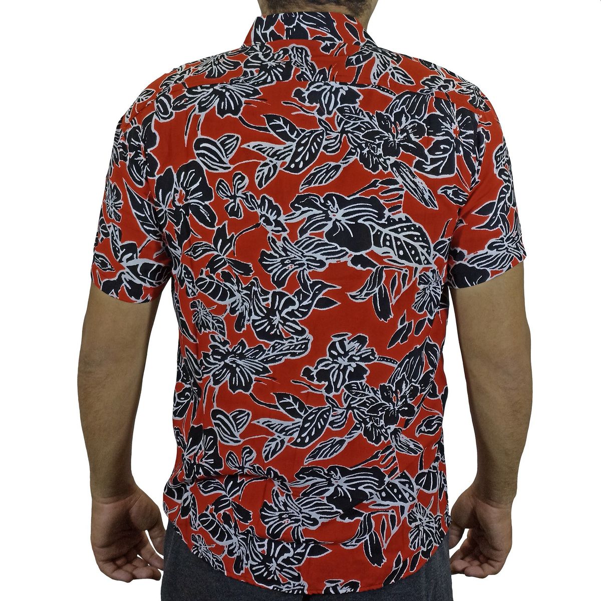 GENERICO - Camisa Chalis Manga Corta Para Hombre - Rojo.