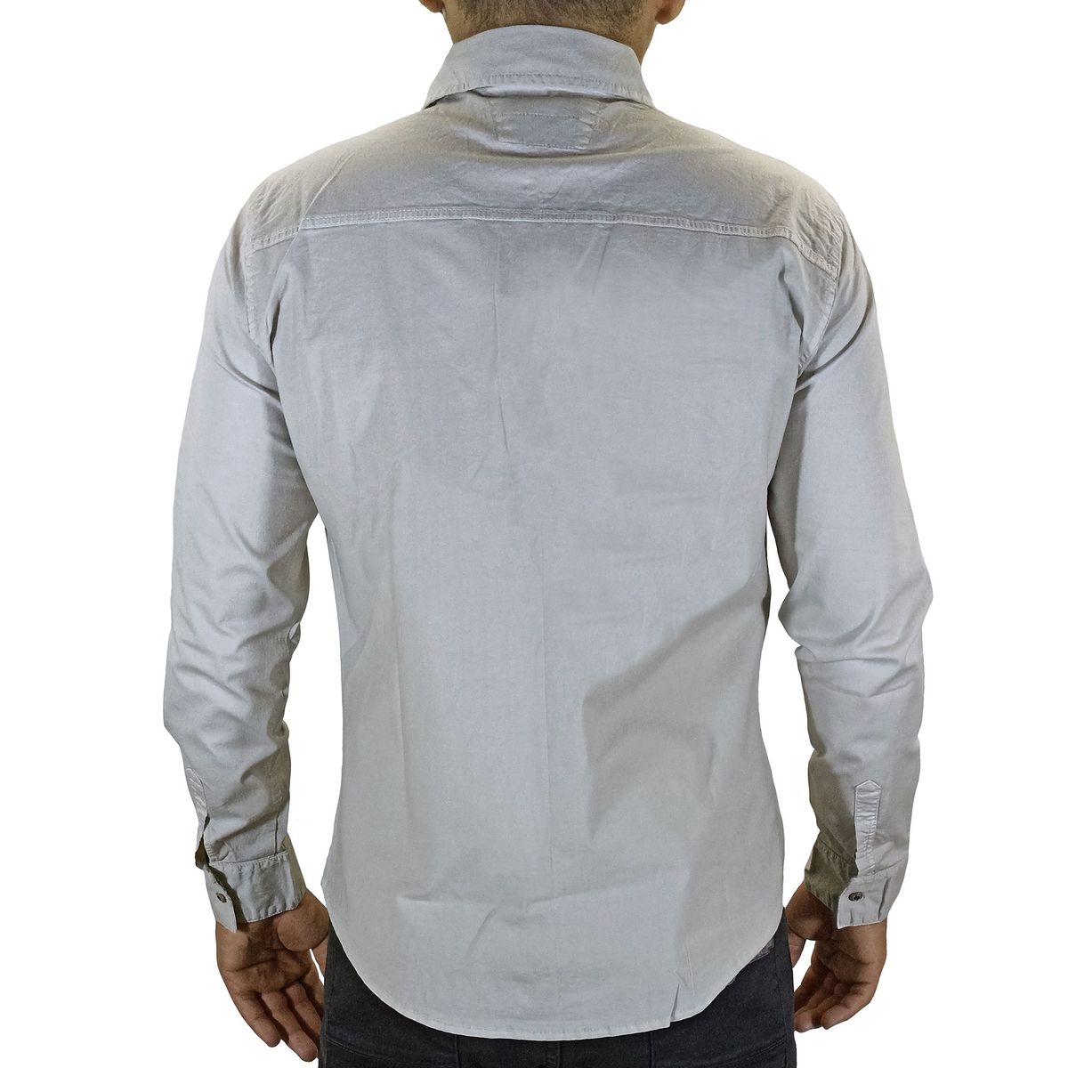 GENERICO - Camisa Drill Manga Larga Para Hombre - Arena.